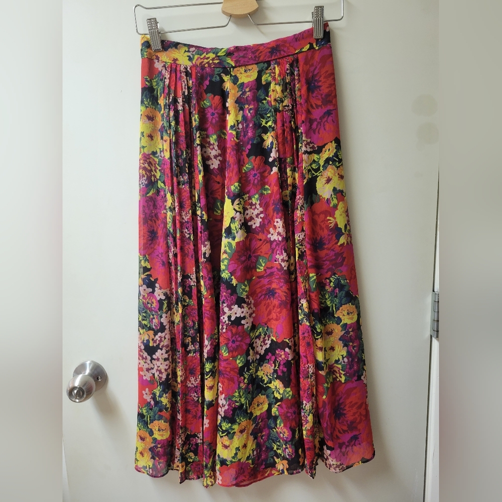 Aritzia Little Moon Floral Maxi Skirt